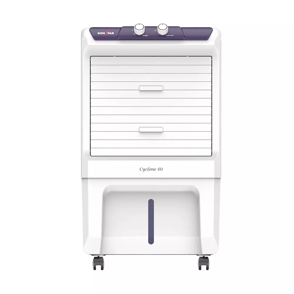 Kenstar CYCLONE HC 60 Personal Air Cooler White Color 60 L Capacity