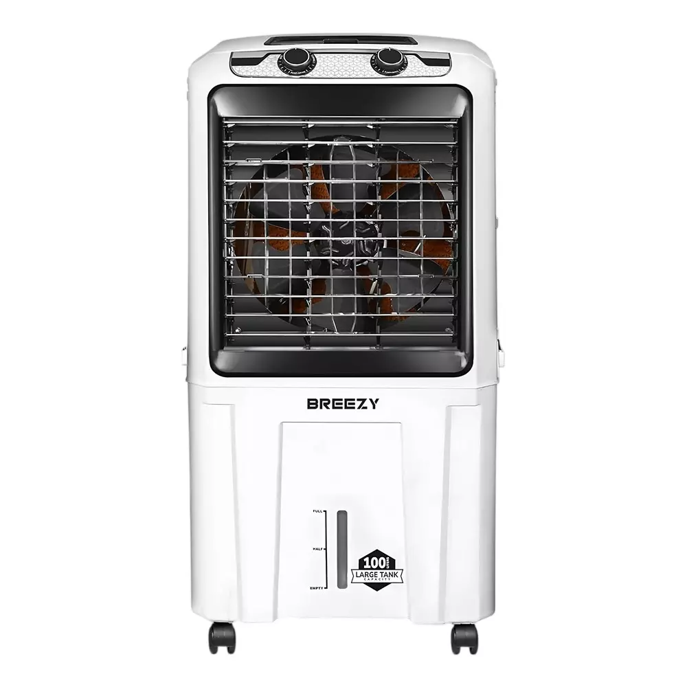 Amplesta Breezy 100 L Desert Air Cooler White 450 mm (18 inch) Fan Size