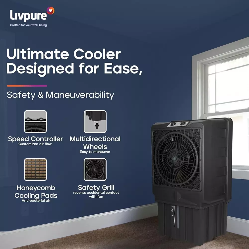 livpure-scorpio-100-l-desert-air-cooler-honeycomb-3-speed-control-black