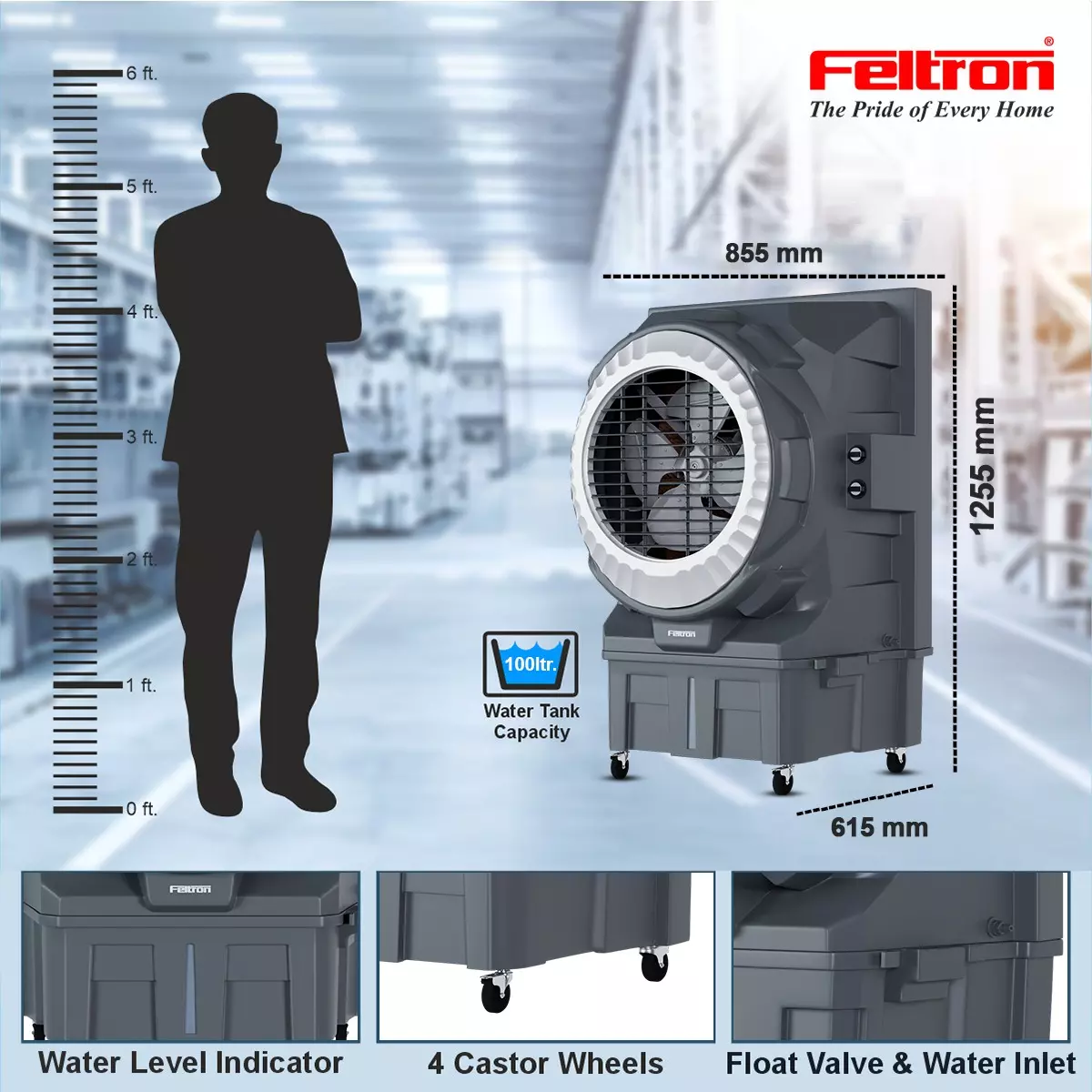feltron-commercial-air-cooler-grey-180-w-power-100-l-capacity-turbocool-100