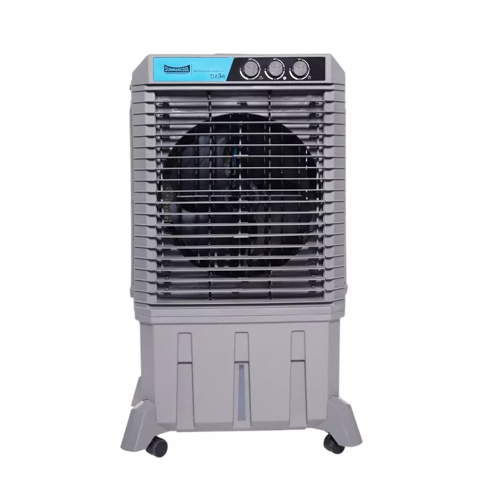 Summercool Tiara 95 L Desert Air Cooler Knob Control Honeycomb Cooling Pads Grey