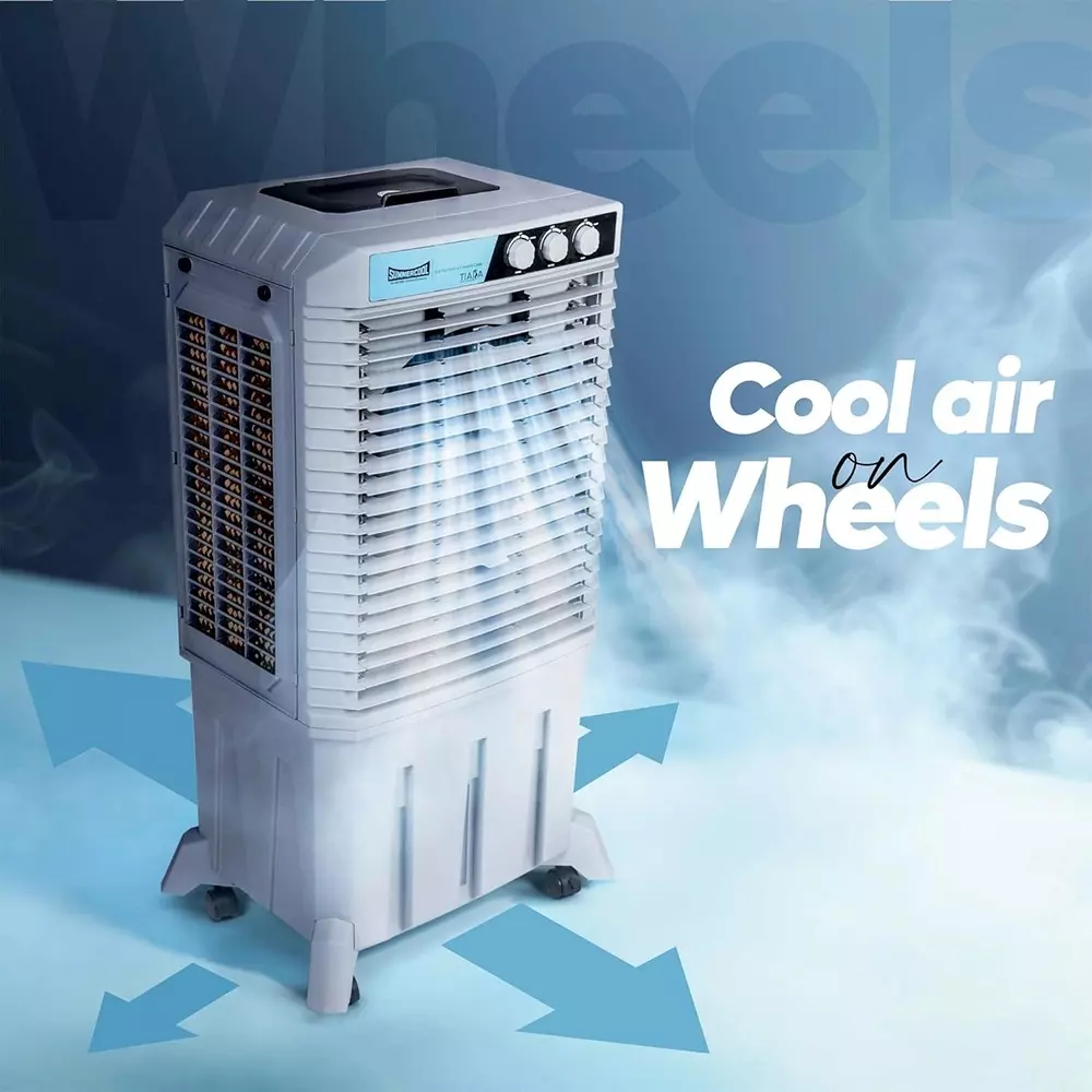 summercool-tiara-75-l-desert-air-cooler-knob-control-honeycomb-cooling-pads-grey