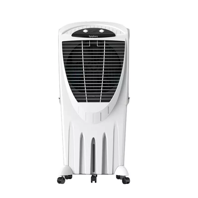 Symphony CFD Air Cooler 190 W Power Electric 105 L Tank Capacity Grey 630x445x1390 mm Knob Control for Home & Office, WINTER 100 XL