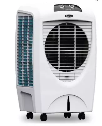 Symphony Desert CFD Air Cooler 100 W Power Electric 55 L Tank Capacity White Knob Control for Home & Office, MASTERCOOL 55 XL