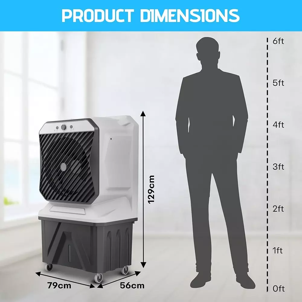 power-guard-jetmax-turbo-desert-air-cooler-black-and-white-color-130-l-capacity