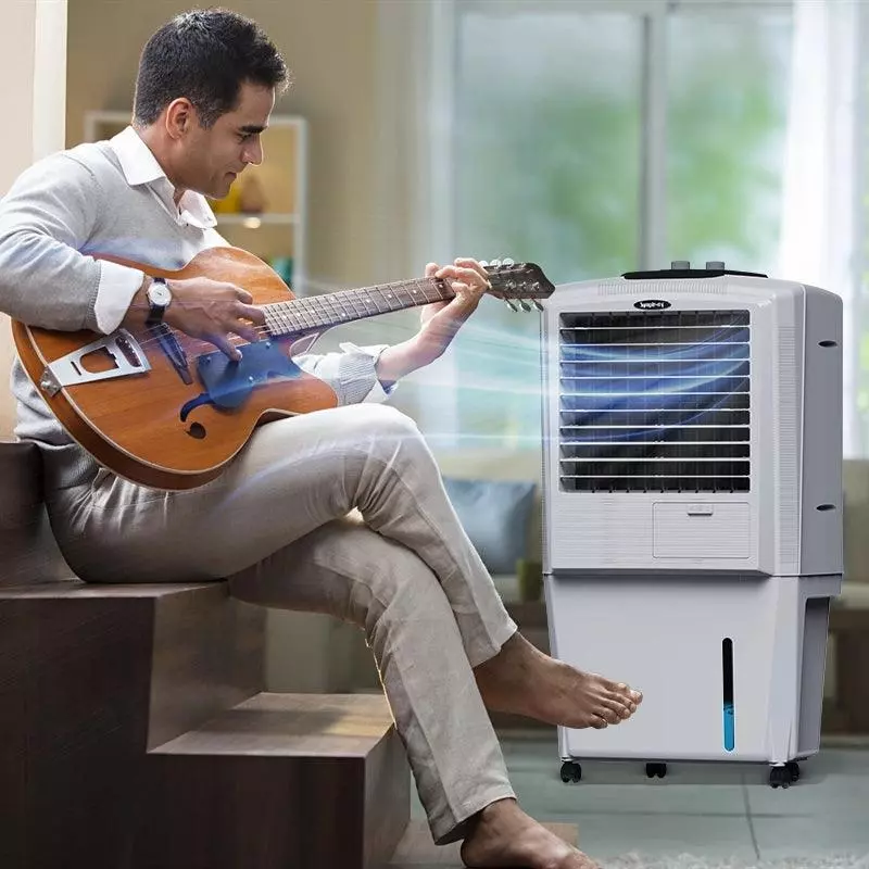 Symphony HiFlo 27 Personal Air Cooler 27 L 150 W with Powerful Air Throw, Grey