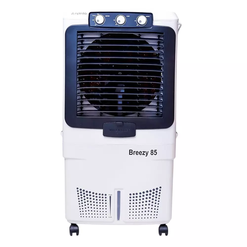 Amplesta Breezy 85 L Desert Air Cooler White 450 mm (18 inch) Fan Size