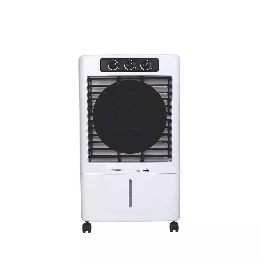THERMOCOOL Simmba 65 L Personal Air Cooler with Caster Wheel White