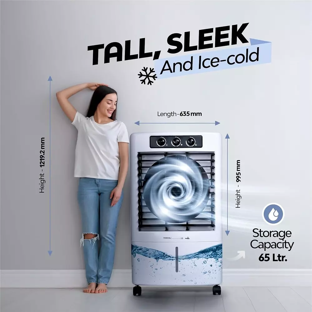 thermocool-simmba-65-l-personal-air-cooler-with-caster-wheel-white
