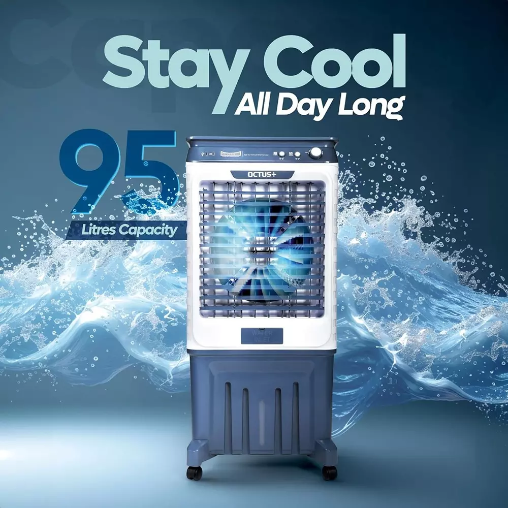 summercool-octus-plus-95-l-desert-air-cooler-knob-control-honeycomb-cooling-pads-blue