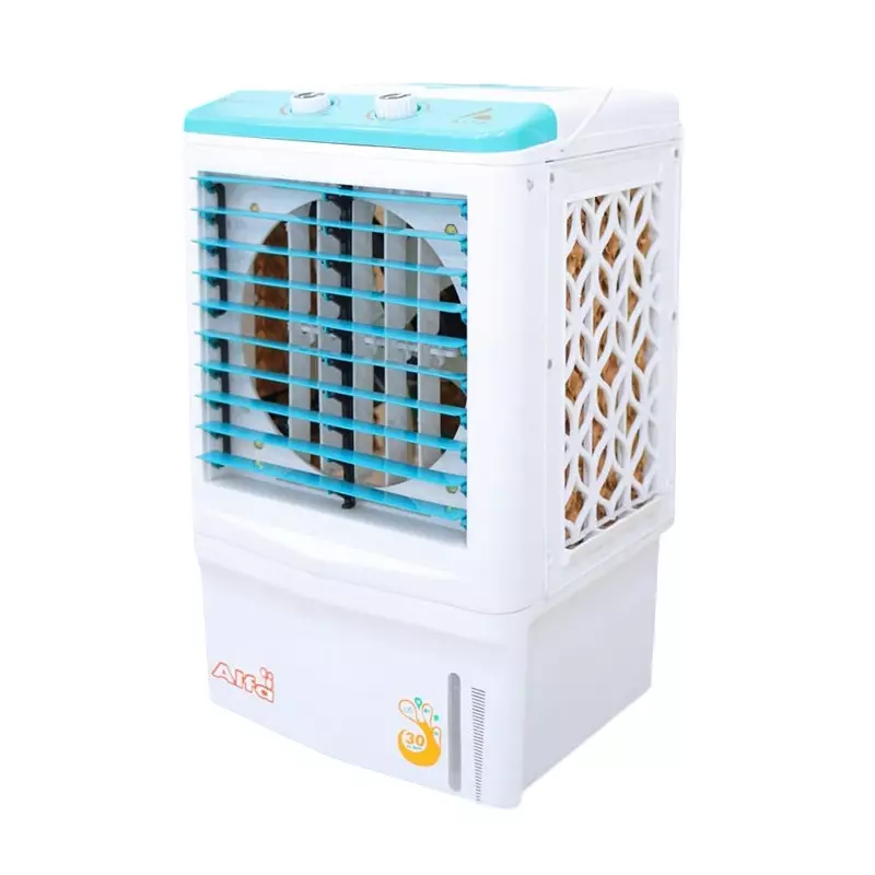 PollyCool 85 W Counter Air Cooler 2500 RPM Speed, 30 L Capacity and Upto 10 Ft (3.0 m) Air Throw, ALFA 30