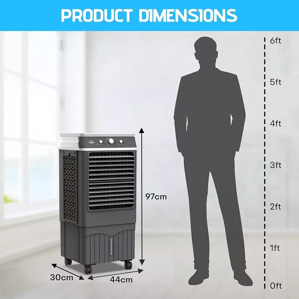 power-guard-ice-max-personal-air-cooler-black-color-40-l-capacity