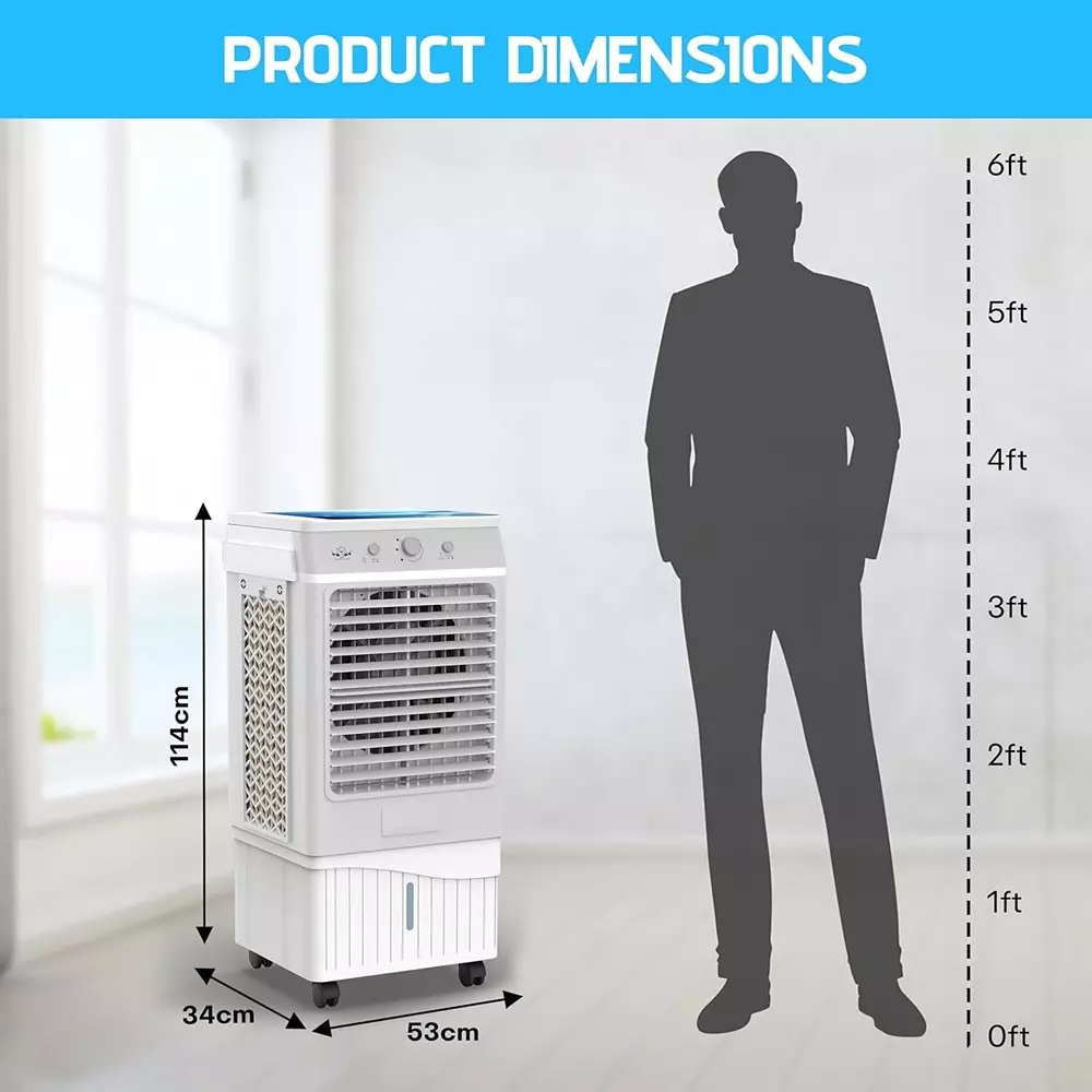 power-guard-ice-max-plus-personal-air-cooler-white-color-65-l-capacity
