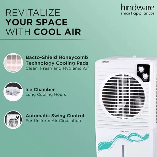 hindware-smart-appliances-air-cooler-corded-electric-white-and-grey-surface-mounted-230-v-50x85x45-cm-size-knob-control-38-l-capacity-for-home-hotel-use-frstwv38lwg