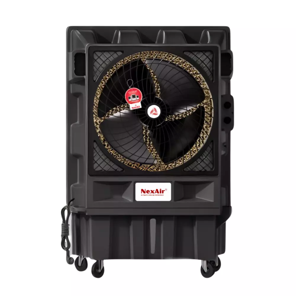 NexAir 160 L Evaporative Industrial Plastic Air Cooler 550 W Black, MAX30160