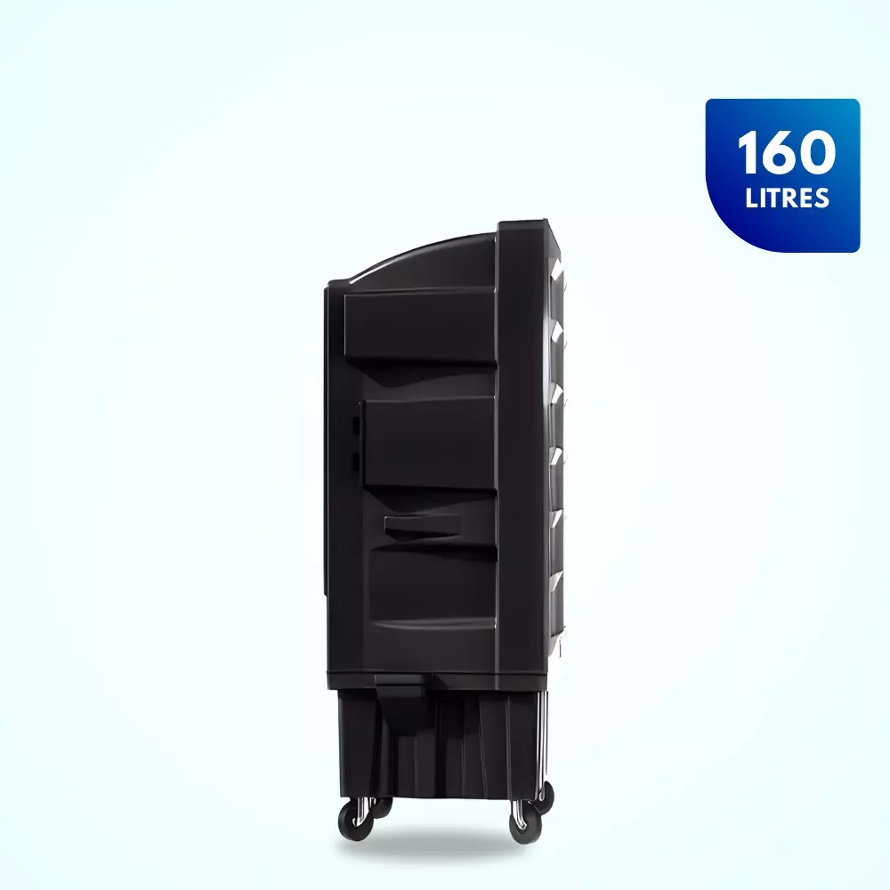 NexAir 160 L Evaporative Industrial Plastic Air Cooler 550 W Black, MAX30160