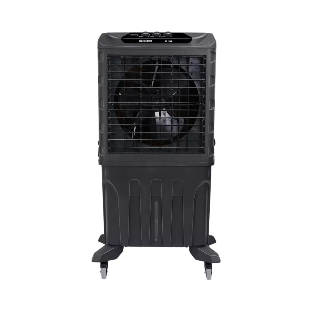 Burly Wind Commander Desert Air cooler 160 L Capacity 4 Way Air Deflection, Grey