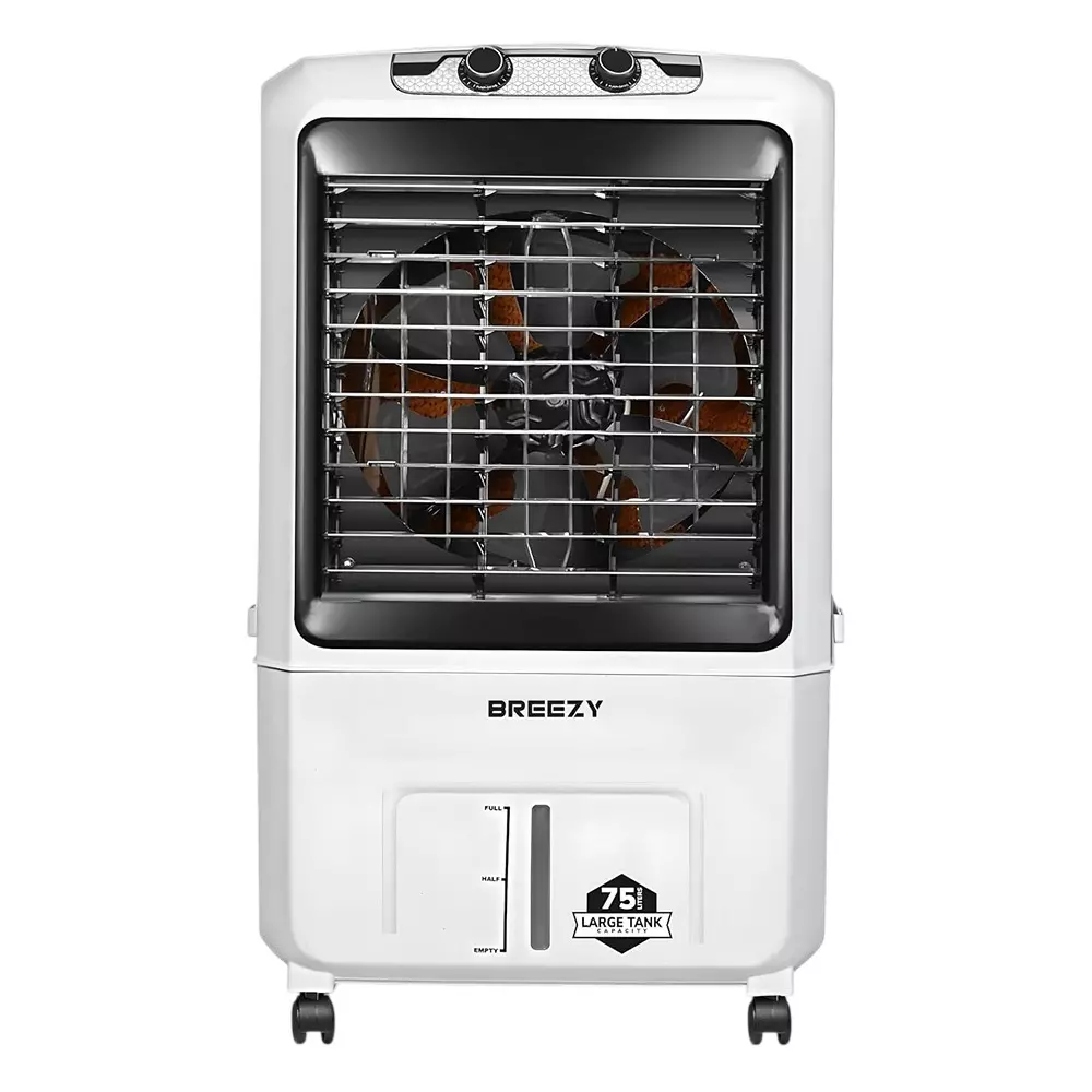 Amplesta Breezy 75 L Desert Air Cooler White 450 mm (18 inch) Fan Size