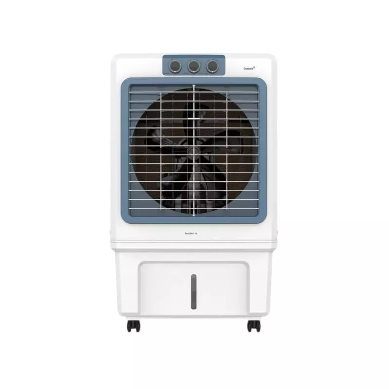 Livpure ‎‎Iceblast 115 L Desert Air Cooler Honeycomb 3 Speed Control With Ice Chamber, White