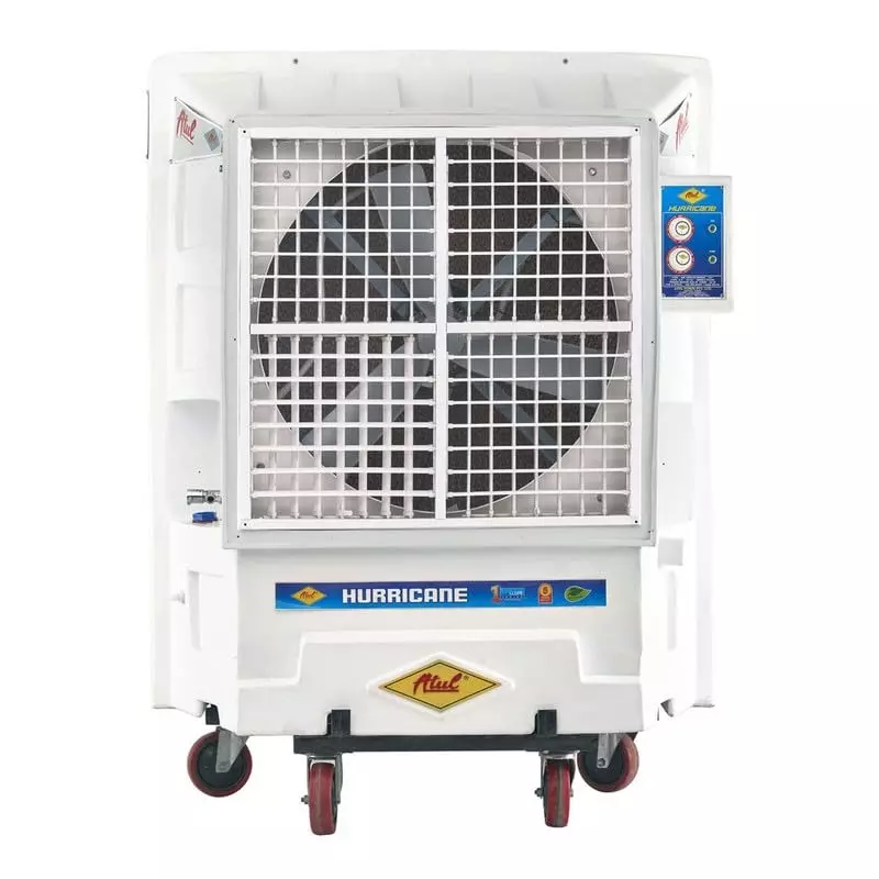ATUL Air Cooler 120 L Tank Capacity 700 W Power 230 V White 30 Inch (762 mm) Blade Size Honeycomb Pads (1 Side)