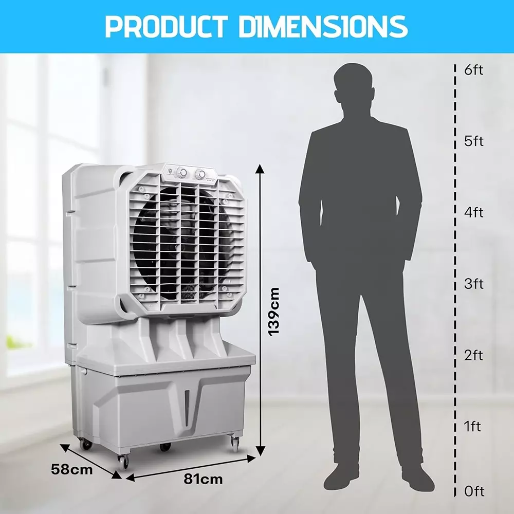 power-guard-jetmax-storm-desert-air-cooler-grey-color-100-l-capacity