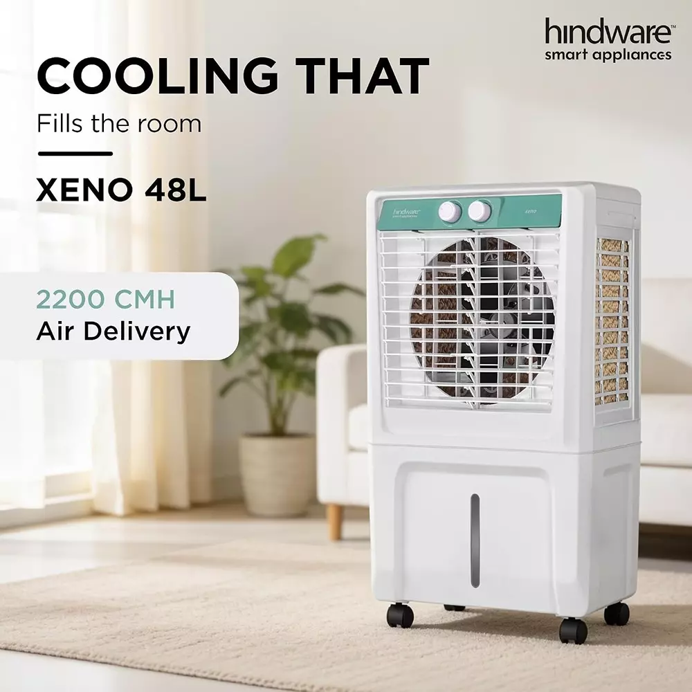 hindware-48-l-personal-air-cooler-freestanding-white-teal-xeno