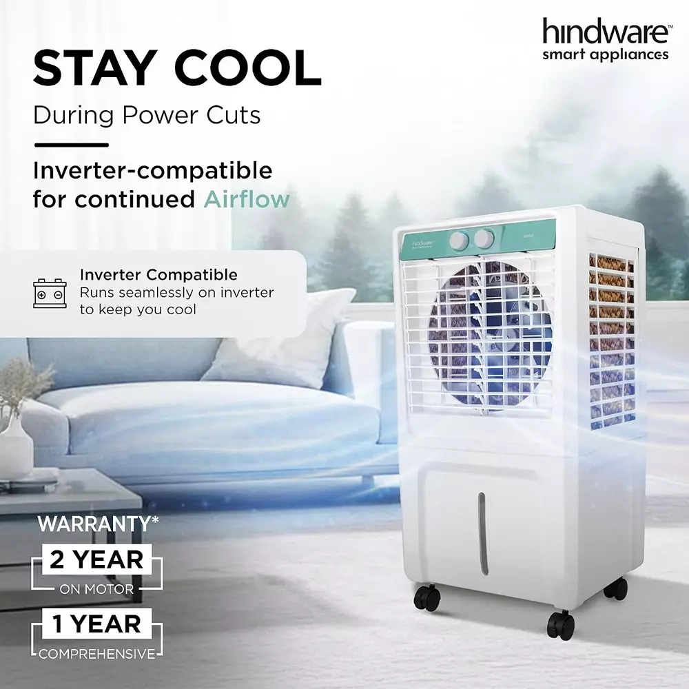 hindware-48-l-personal-air-cooler-freestanding-white-teal-xeno