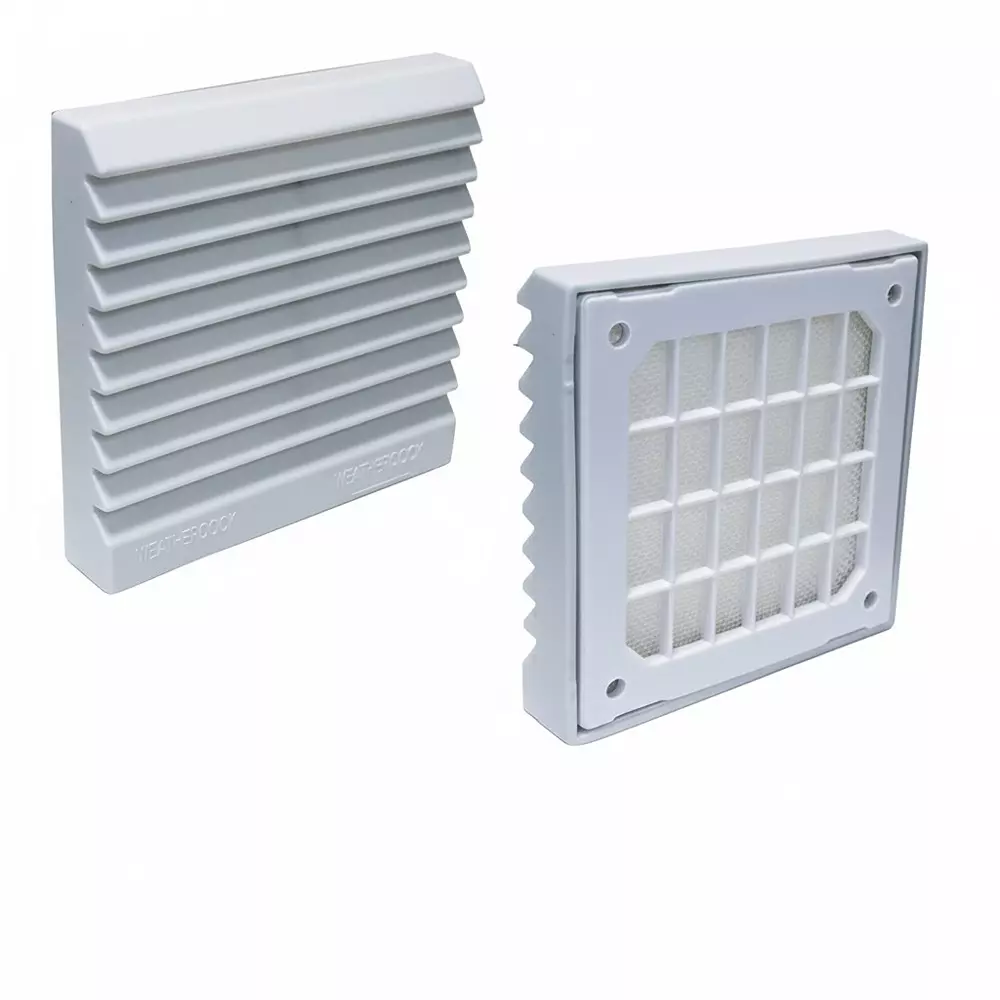 Elettro Air Vent Fan Filter Halogen Free ABS Body Screw Fit, Size 90 x90 mm, ETAV-11