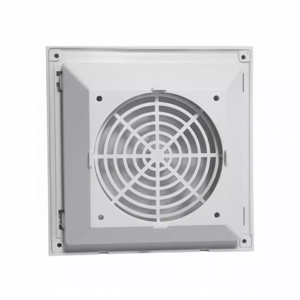 Elettro Air Vent Fan Filter Doom Type Halogen Free ABS Body, Size 255 x255 mm, ETAV-255/DT