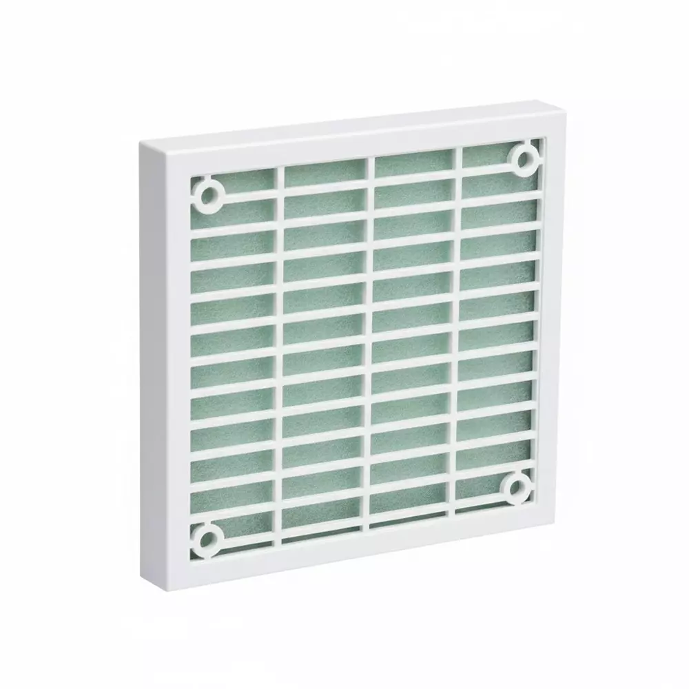 Elettro Air Vent Fan Filter Premium Series Oval Design Halogen Free ABS Body Screw Fit, Size 130x130 mm, ETAV-130/4