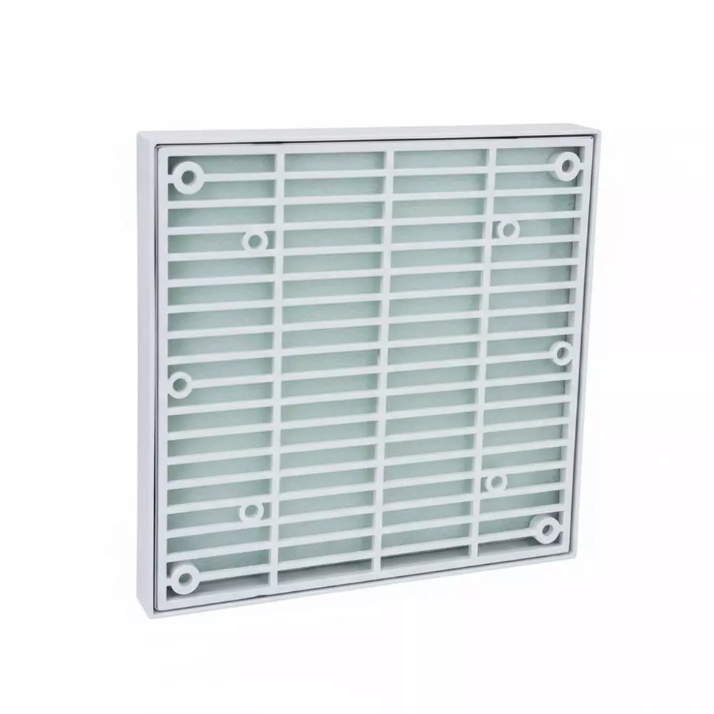 Elettro Air Vent Fan Filter Premium Series Oval Design Halogen Free ABS Body Screw Fit, Size 184x184 mm, ETAV-184/6