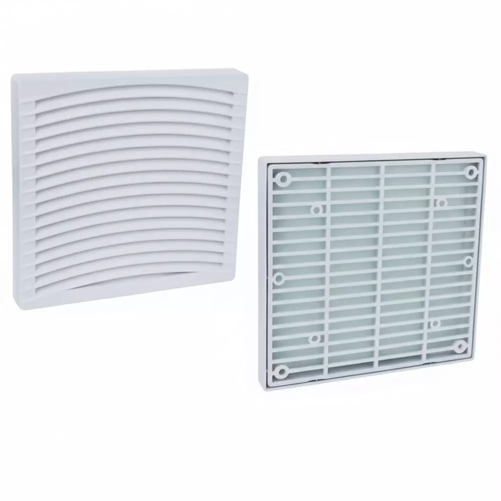 Elettro Air Vent Fan Filter Premium Series Oval Design Halogen Free ABS Body Screw Fit, Size 184x184 mm, ETAV-184/6