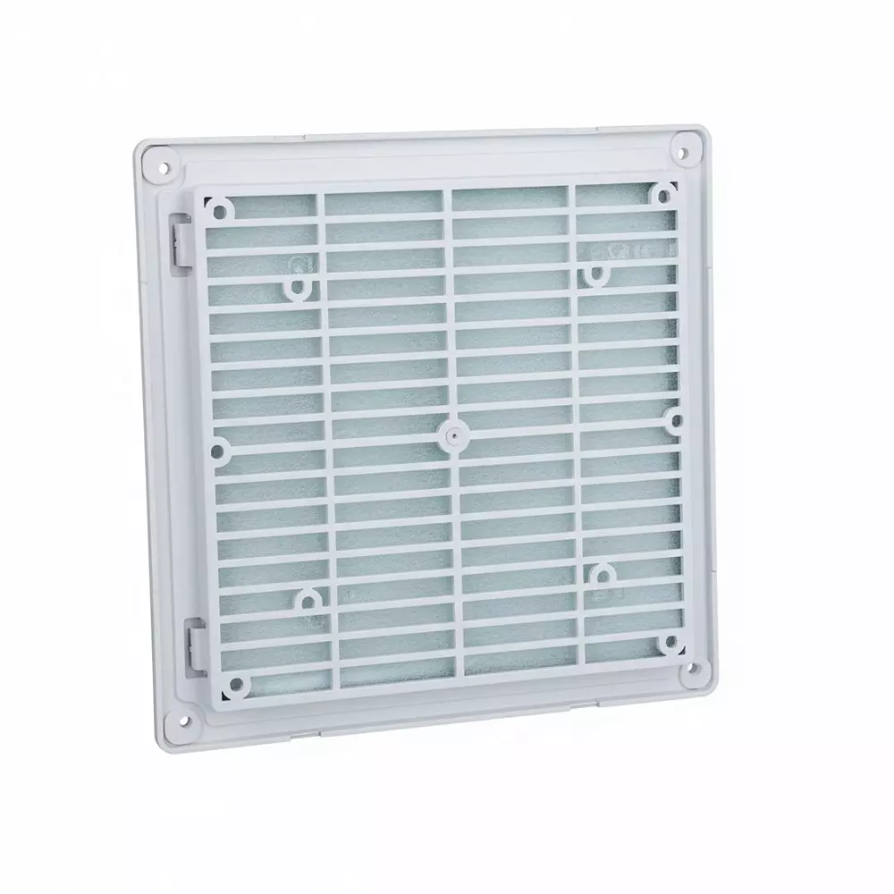 Elettro Air Vent Fan Filter Premium Series Oval Design Halogen Free ABS Body Snap Fit, Size 204x204 mm, ETAV-204/SF-4/6