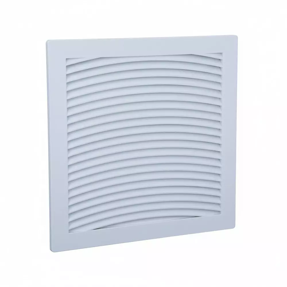 Elettro Air Vent Fan Filter Premium Series Oval Design Halogen Free ABS Body Snap Fit, Size 255x255 mm, ETAV-255/SF-6/8