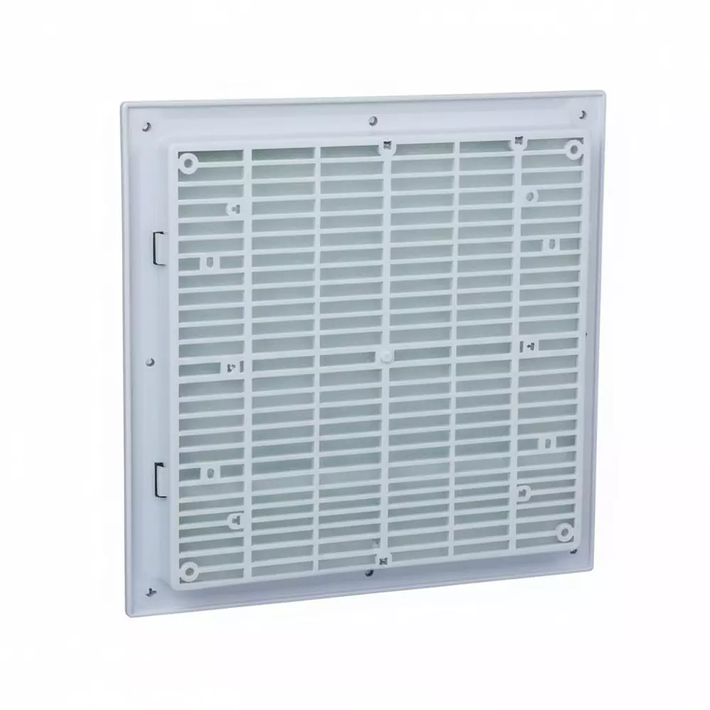 Elettro Air Vent Fan Filter Premium Series Oval Design Halogen Free ABS Body Snap Fit, Size 255x255 mm, ETAV-255/SF-6/8