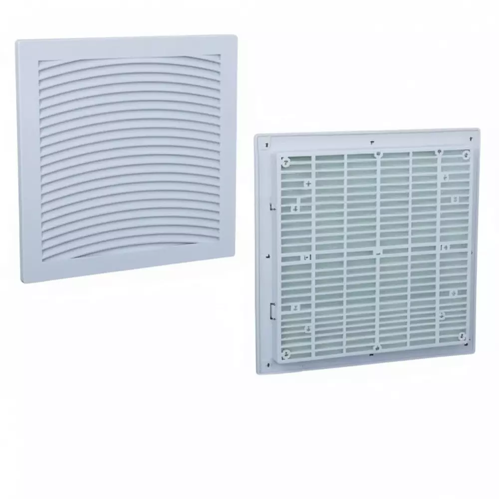 Elettro Air Vent Fan Filter Premium Series Oval Design Halogen Free ABS Body Snap Fit, Size 255x255 mm, ETAV-255/SF-6/8