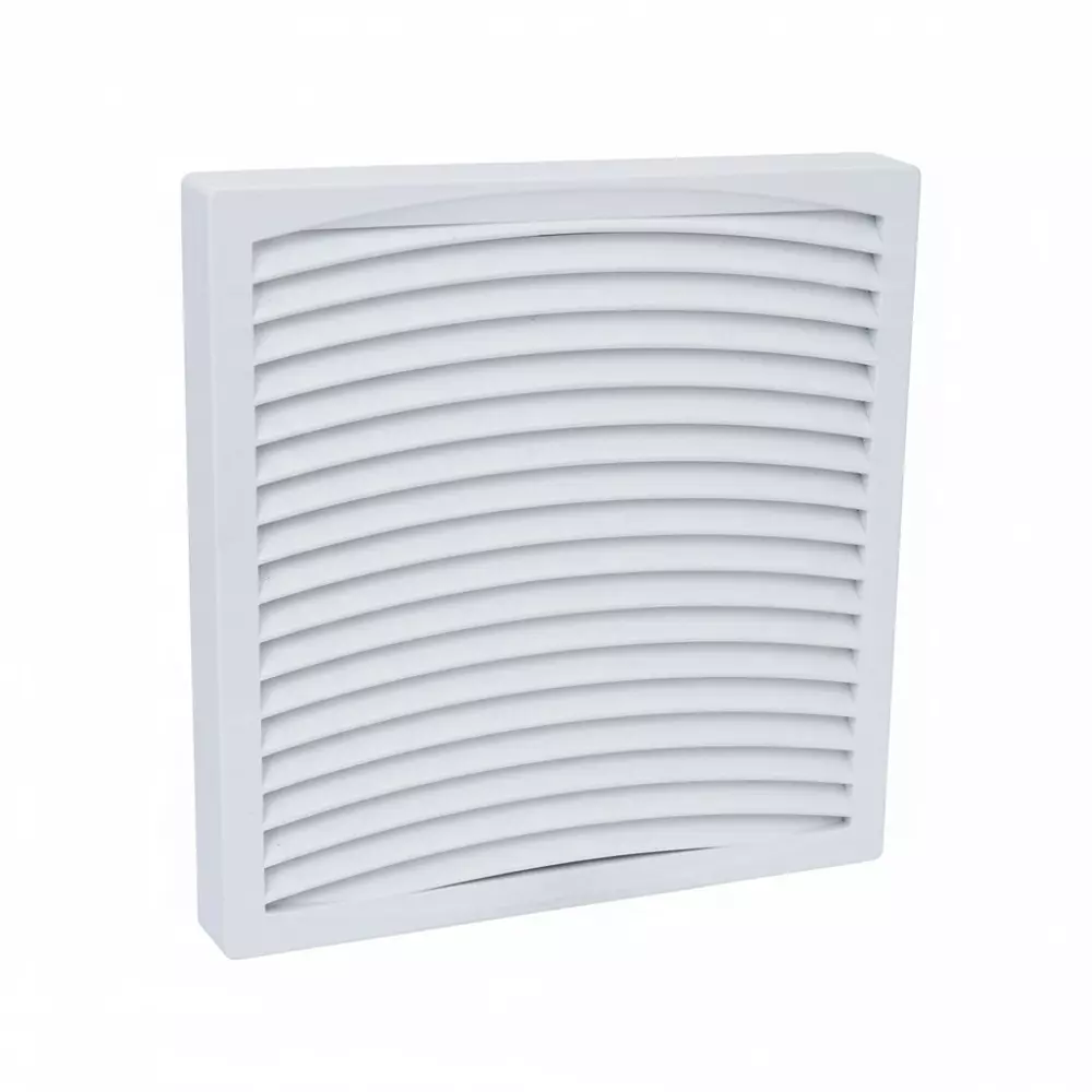 Elettro Air Vent Fan Filter Premium Series Oval Design Halogen Free ABS Body Screw Fit, Size 238x238 mm, ETAV-238/8