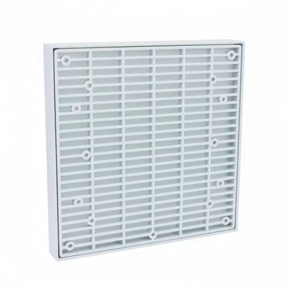 Elettro Air Vent Fan Filter Premium Series Oval Design Halogen Free ABS Body Screw Fit, Size 238x238 mm, ETAV-238/8