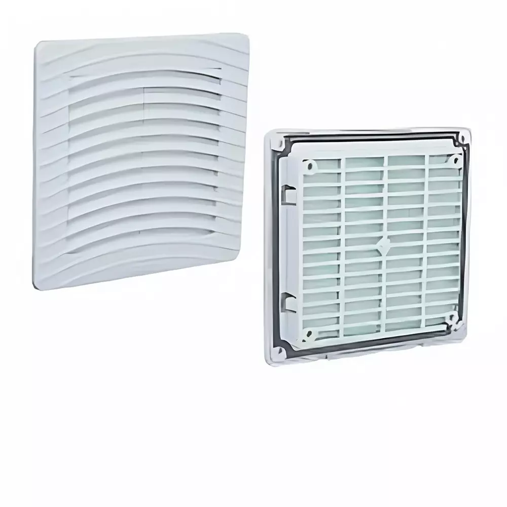 Elettro Air Vent Fan Filter Oval Design With EPDM Gasketing, Snap Fit Size 150x150 mm, ETAV-150/SF-4 EG