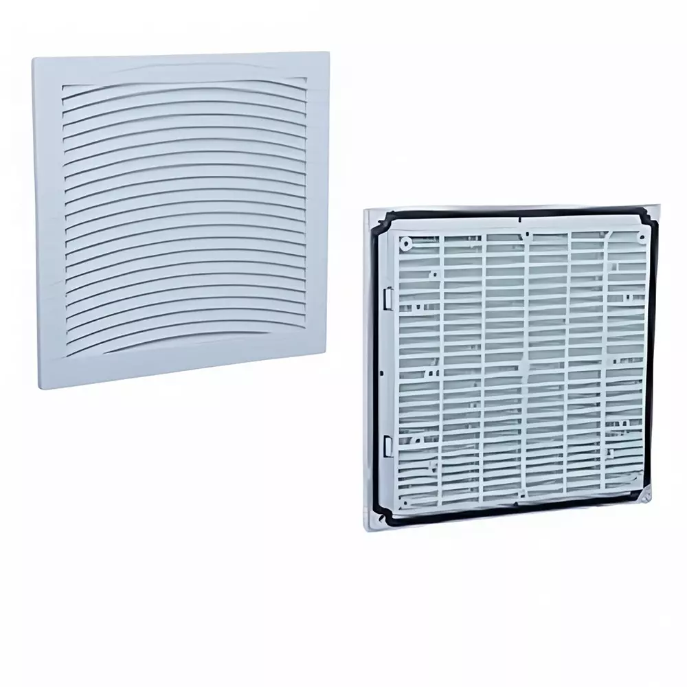 Elettro Air Vent Fan Filter Oval Design With EPDM Gasketing, Snap Fit Size 255x255 mm, ETAV-255/SF-6/8EG