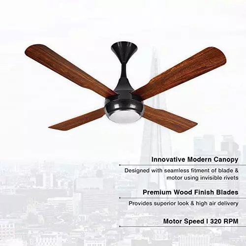 RR Signature LITE AIRE Ceiling Fan Kraft Wood 1200 mm Sweep 320 RPM