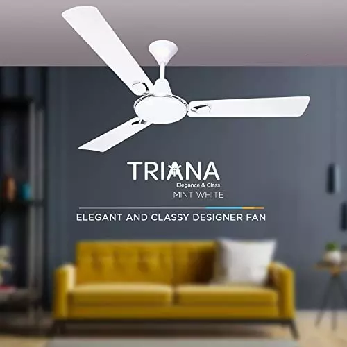 RR Signature TRIANA BLDC Ceiling Fan White 1200 mm Sweep 380 RPM