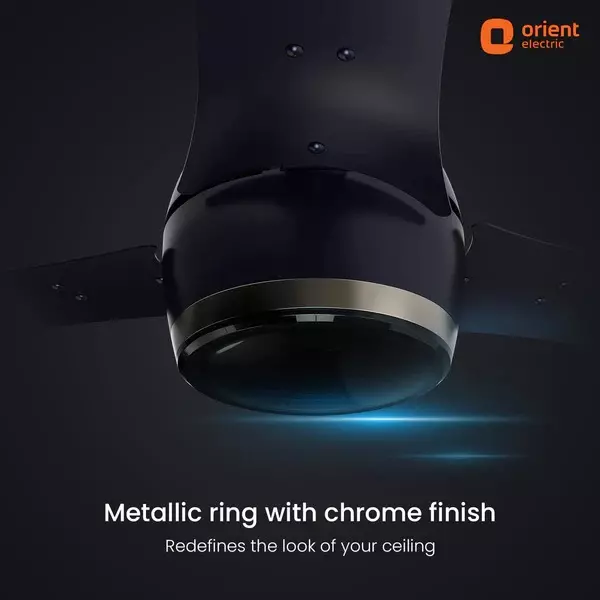 Orient BLDC Premium Aeon Antidust Ceiling Fan with Remote Knight Blue 1200 mm 32 W 3 Blades 350 RPM