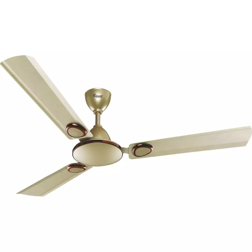 Glister Aster 75 W Ceiling Fan 600 mm (23 inch) Sweep Size 400 RPM Aluminium Grass Green