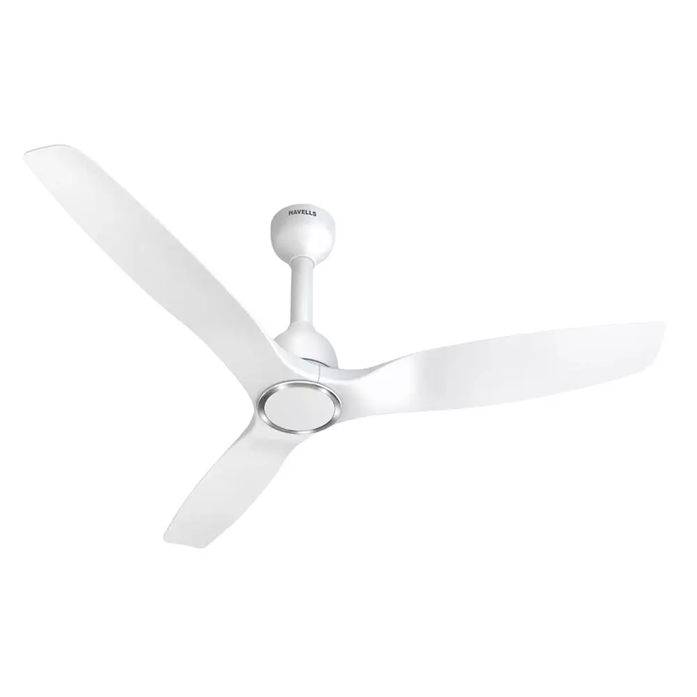 Havells Stealth Slim BLDC Premium Ceiling Fan 1200 mm Sweep Size Satin White, FHCHCE5STW48