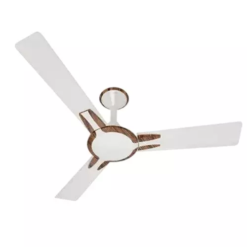 Polycab Ceiling Fans 1200 mm Sweep Elanza Neo Pearl White Wood