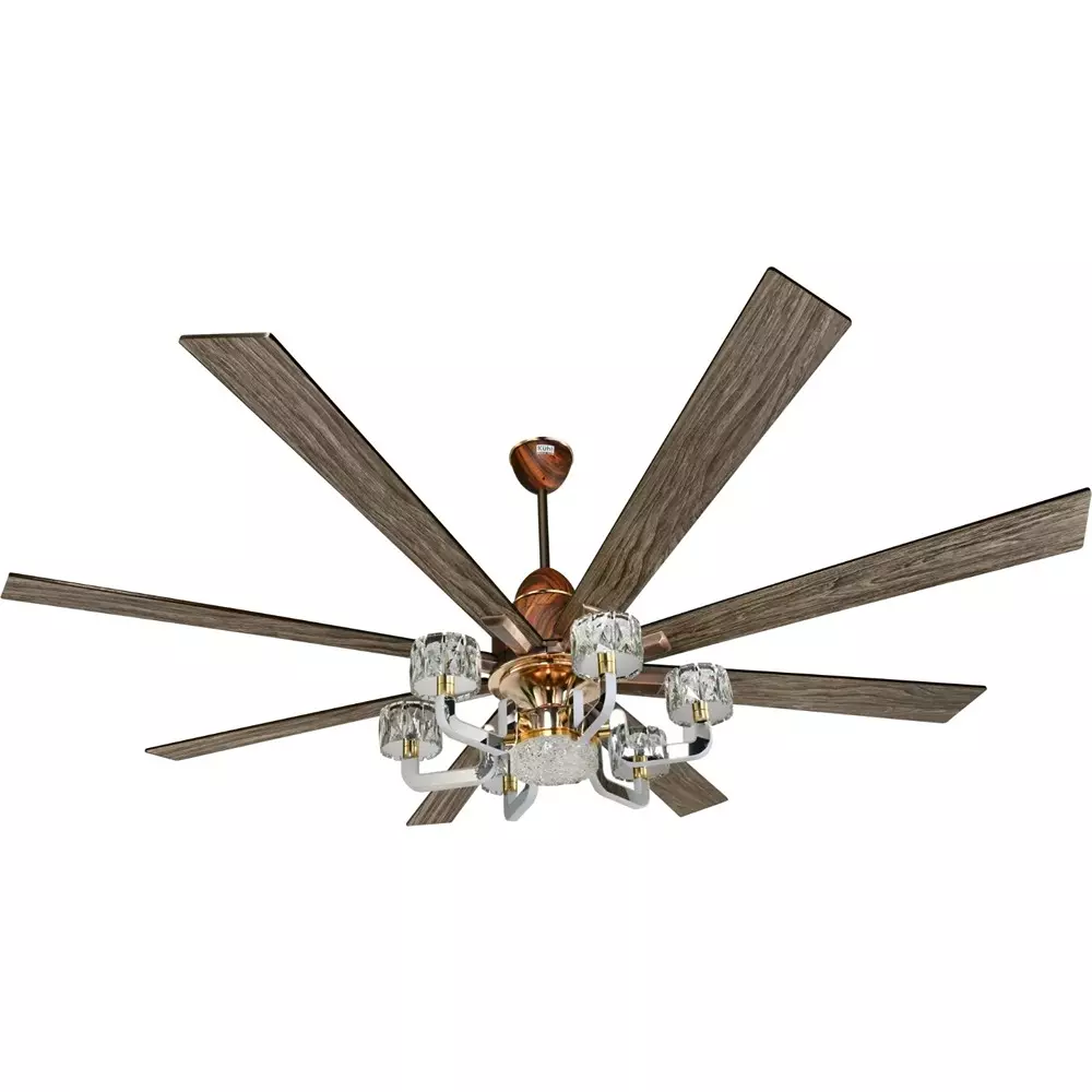 Kuhl Ceiling Fan Centurai-8 1800 mm Sweep Size 35 W 8 Blades Teak Wood color