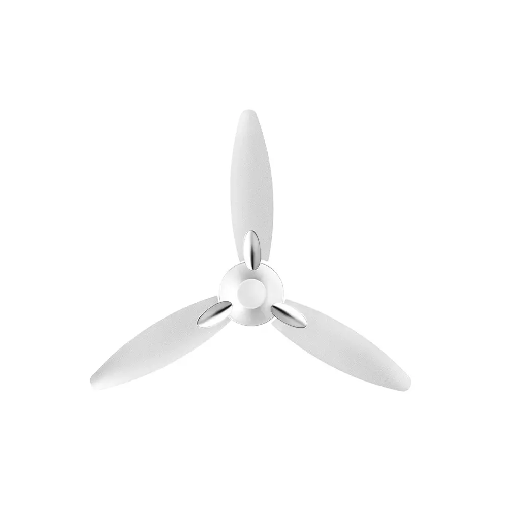Usha Bloom Daffodil 1250 mm Decorative Ceiling Fan 380 RPM 3 Blade Sparkle White, Daffodil55