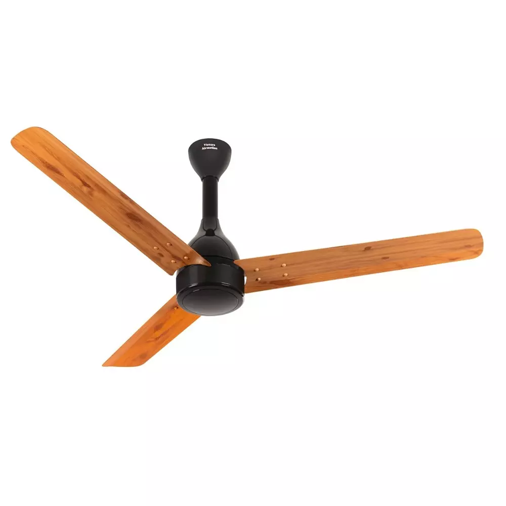 Victura ECOWIND BLDC Ceiling Fan Wooden Black 30 W Power 1200 mm Sweep Size for Home & Office Use