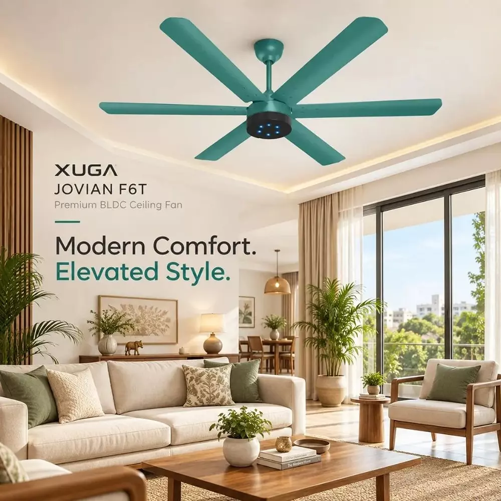xuga-ceiling-fan-210-cmm-air-flow-6-blades-320-rpm-1200-mm-sweep-size-teal-dual-color-jovian-f6t